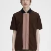 Herren-Poloshirt mit durchgehendem Reißverschluss