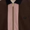 Herren-Poloshirt mit durchgehendem Reißverschluss