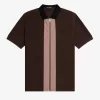 Herren-Poloshirt mit durchgehendem Reißverschluss
