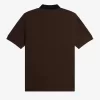 Herren-Poloshirt mit durchgehendem Reißverschluss