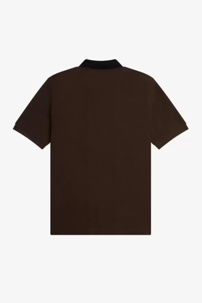Herren-Poloshirt mit durchgehendem Reißverschluss