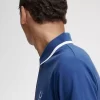 Herren-Poloshirt mit halbem Reißverschluss