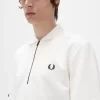 Herren-Poloshirt mit halbem Reißverschluss