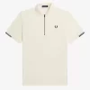 Herren-Poloshirt mit halbem Reißverschluss