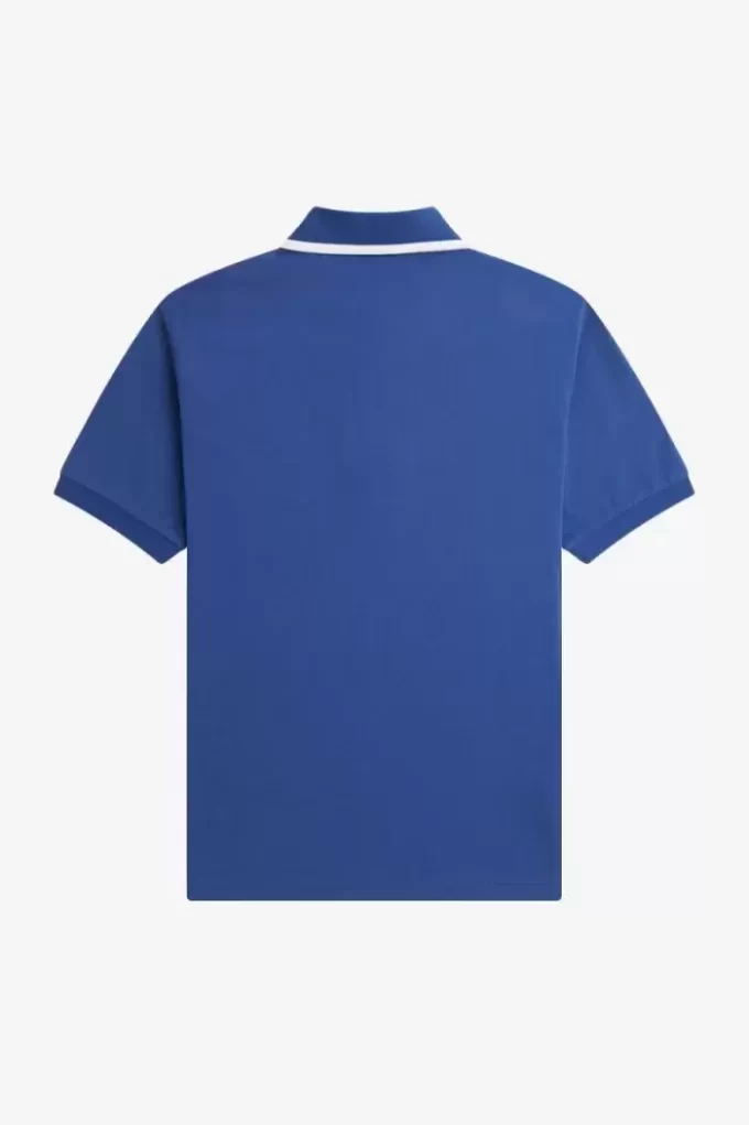 Herren-Poloshirt mit halbem Reißverschluss