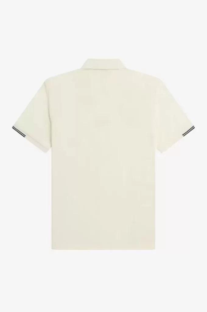 Herren-Poloshirt mit halbem Reißverschluss