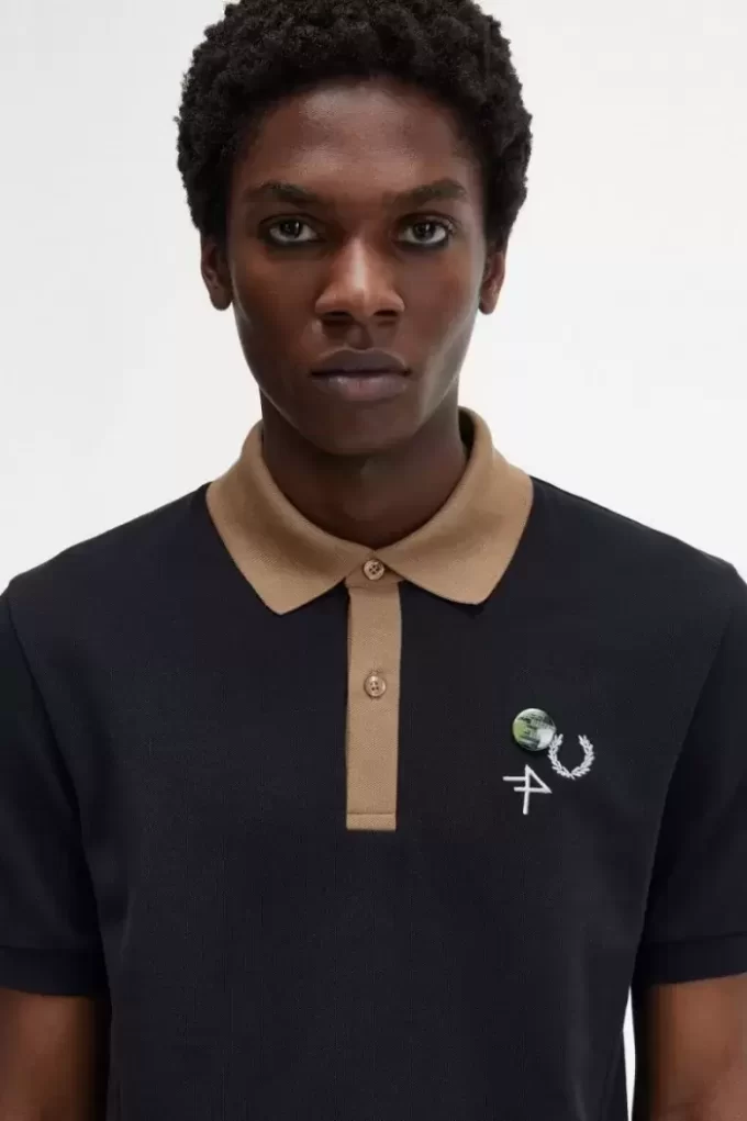 Herren-Poloshirt mit Kontrastkragen