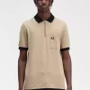 Herren-Poloshirt mit Mikro-Schachbrettmuster