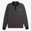 Herren-Poloshirt mit Mikro-Schachbrettmuster