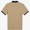Herren-Poloshirt mit Mikro-Schachbrettmuster