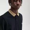 Herren-Poloshirt mit Schachbrettkragen