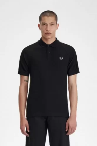 Herren-Poloshirt mit Wabenmuster