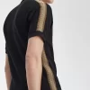 Herren-Poloshirt mit Wabenmuster