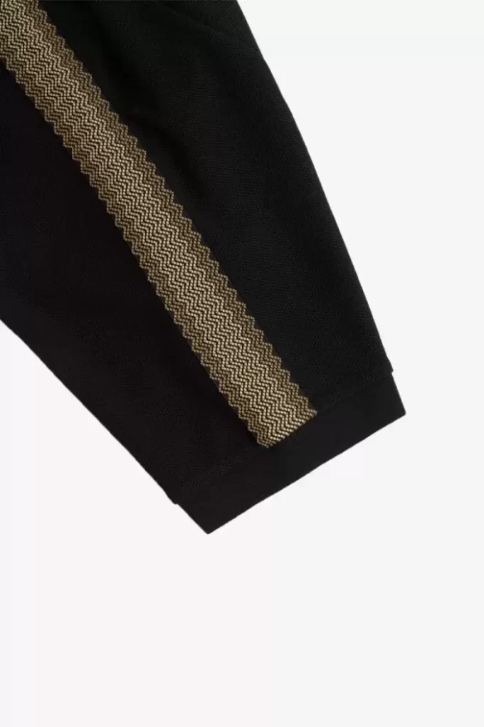 Herren-Poloshirt mit Wabenmuster