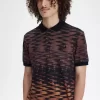 Herren-Poloshirt mit Wellengrafik