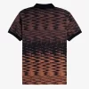 Herren-Poloshirt mit Wellengrafik