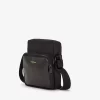 Herren-Seitentaschen aus Nylon-Twill-Leder