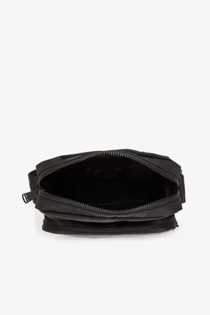 Herren-Seitentaschen aus Nylon-Twill-Leder