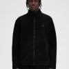 Herren-Sweatshirts aus Borg-Fleece mit durchgehendem Reißverschluss