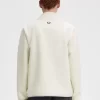 Herren-Sweatshirts aus Borg-Fleece mit durchgehendem Reißverschluss