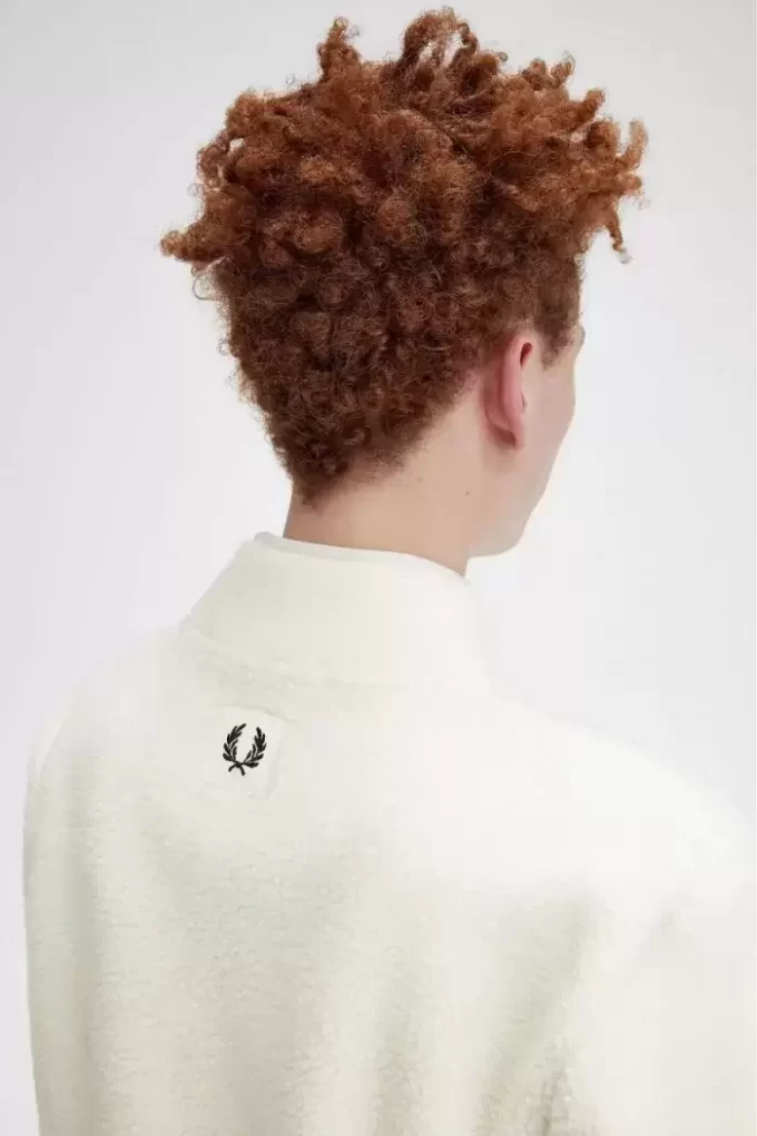 Herren-Sweatshirts aus Borg-Fleece mit durchgehendem Reißverschluss