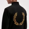 Herren-Sweatshirts mit doppelter Grafik und halbem Reißverschluss