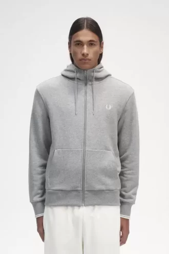 Herren-Sweatshirts mit durchgehendem Kapuzenreißverschluss