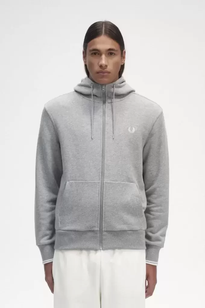 Herren-Sweatshirts mit durchgehendem Kapuzenreißverschluss