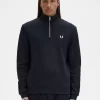 Herren-Sweatshirts mit halbem Reißverschluss
