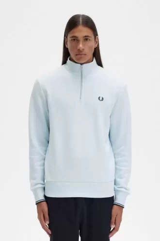 Herren-Sweatshirts mit halbem Reißverschluss