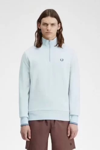 Herren-Sweatshirts mit halbem Reißverschluss