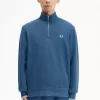 Herren-Sweatshirts mit halbem Reißverschluss