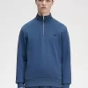 Herren-Sweatshirts mit halbem Reißverschluss