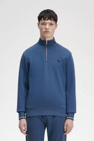 Herren-Sweatshirts mit halbem Reißverschluss