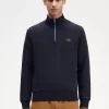 Herren-Sweatshirts mit halbem Reißverschluss