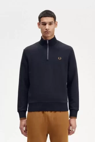 Herren-Sweatshirts mit halbem Reißverschluss