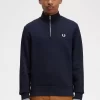 Herren-Sweatshirts mit halbem Reißverschluss