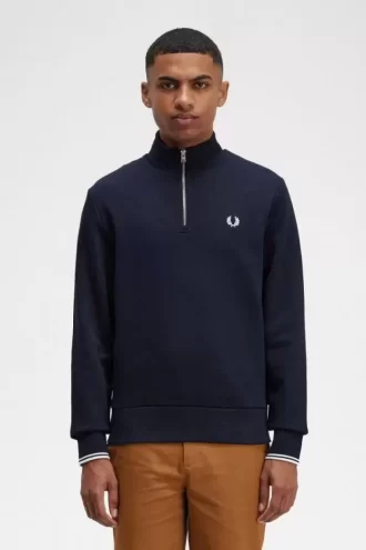 Herren-Sweatshirts mit halbem Reißverschluss