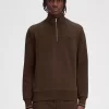 Herren-Sweatshirts mit halbem Reißverschluss