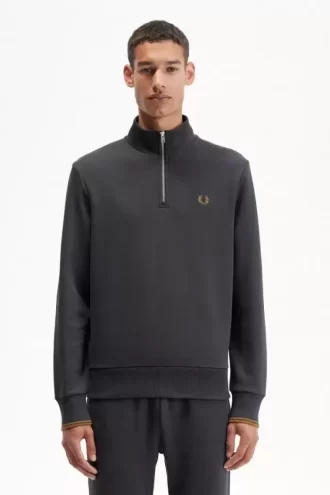 Herren-Sweatshirts mit halbem Reißverschluss