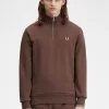 Herren-Sweatshirts mit halbem Reißverschluss