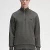 Herren-Sweatshirts mit halbem Reißverschluss