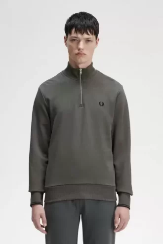 Herren-Sweatshirts mit halbem Reißverschluss