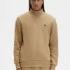 Herren-Sweatshirts mit halbem Reißverschluss