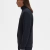 Herren-Sweatshirts mit halbem Reißverschluss