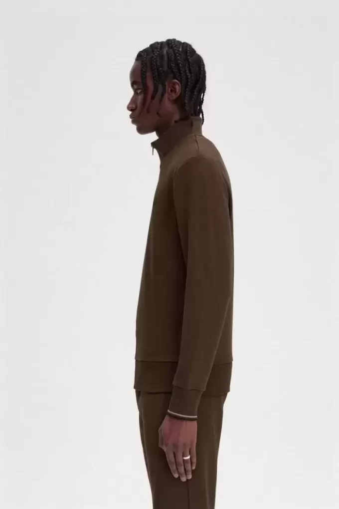Herren-Sweatshirts mit halbem Reißverschluss
