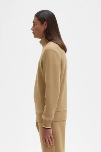 Herren-Sweatshirts mit halbem Reißverschluss