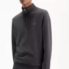 Herren-Sweatshirts mit halbem Reißverschluss