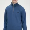 Herren-Sweatshirts mit halbem Reißverschluss