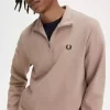 Herren-Sweatshirts mit halbem Reißverschluss